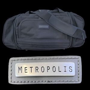 Metropolis Mens Sports Travel Luggage Duffle Bag Handbag Multiple Pockets Canvas